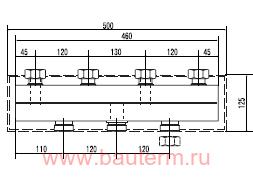 Коллектор для подключения 2-х контуров отопления