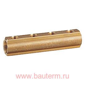 Коллектор с внутренней резьбой 1 1/4" x 1/2" /2 дист. 50 мм GIACOMINI