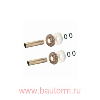Комплект декоративных трубок и розеток D18/L160 мм RETROstyle латунь retro