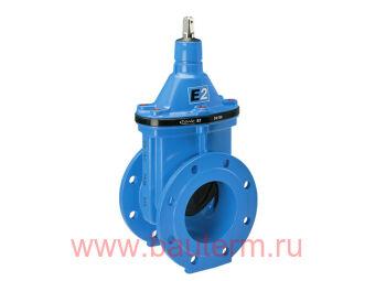 Задвижка чугунная Hawle 4000E2 короткая PN 16, DN 100