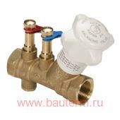 Балансировочный клапан статический 1 1/4" БЕЗ ШТУЦЕРОВ, СО СЛИВОМ GIACOMINI