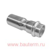 Фитинг из нержавеющей стали – вставка переходная 35 х 28, VALTEC