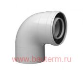 Коаксиальный отвод для конденс. котлов ППР 87°, Ду.110/160 мм BAXI