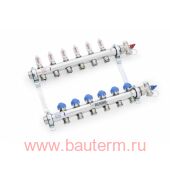 Коллектор HКV-D 04 V2A нерж с ротаметрами для теплых полов REHAU (ст.арт 208041-002)