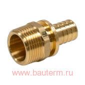 Муфта с НР 25-R 1/2 RX+ бронза Переходник с наружной резьбой RAUTITAN РЕХАУ