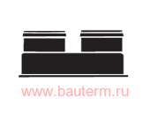 Адаптер для перехода с DN 80/125 на DN 80/80 мм