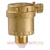 Автоматический воздухоотводный клапан для солнечных систем 1/2" - с отсеч. кран. GIACOMINI