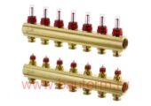Коллектор FHF 7+7 с ротаметрами, Danfoss