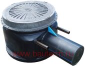 Колодец PE КL-660 (водопровод, канализация) Д = 660 мм, Н = 500 мм.