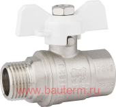 Кран шаровой PF STANDARD г/ш/б 1" Вн-Нар с бабочкой, ProFactor