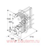 Теплообменник пластинчатый разборный скоростник 4 МВт 65/80-95/75 С ду 150